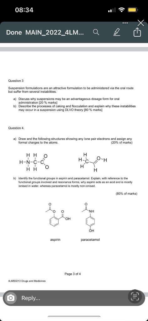 08 34 Done Main 2022 4lm Xa Question 3 Suspension Formulations Are An Attractive Formulation To Be Administered Via 1