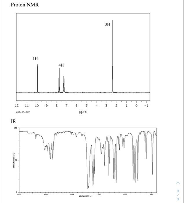 3 C13 Nmr Spectrum 2pts Draw Structure Of Compound On The C13 Nmr Spectrum And Identify Each Signal With The Appropri 2