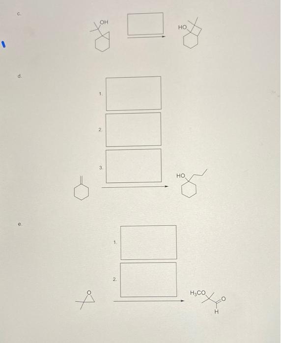 Ii 100 Points Add The Missing Starting Materials Reagents Or Products Aqueous Work Up Is Assumed Where Necessary 3