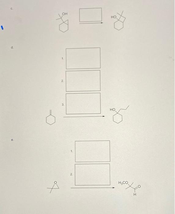 Add The Missing Starting Materials Reagents Or Products Aqueous Work Up Is Assumed Where Necessary Dont Forget Ster 1