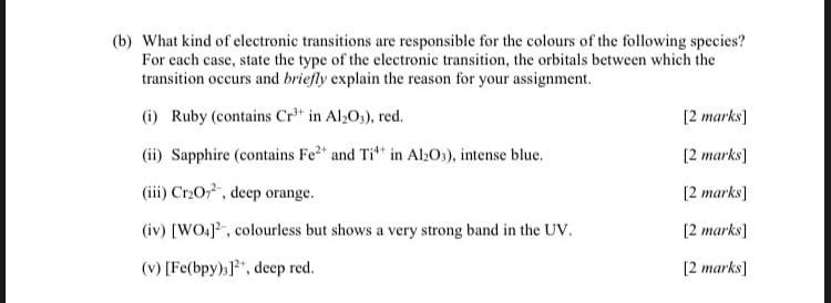 D Consider The Reaction Co Nh3 S H20 X Co Nh3 Sx 2 H2o I Is This An Electron Transfer Or A Substitution Re 2