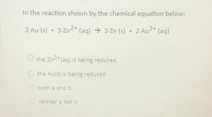 Write A Balanced Half Reaction For The Reduction Of So42 To So2 In An Acidic Media O A S042 Aq 2 E So2 G O2 2 3