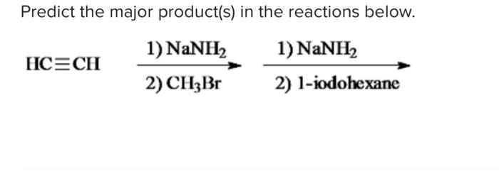 What Major Product Do You Expect From This Reaction Xs H Ciizcilacilch C C Ii Pt A Ch3ch2ch2ch2ch2ch3 B Ch3ch2ch2 2
