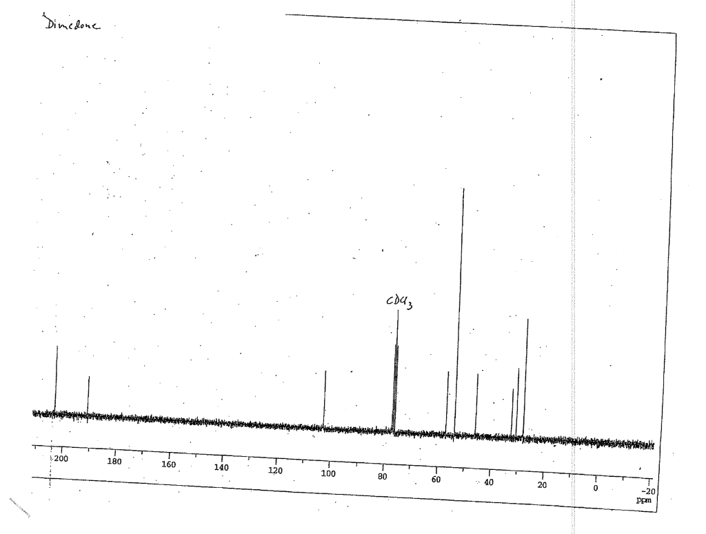 What Are The Key Peaks For Ir Proton And Carbon Nmr Peaks For This Compound 1
