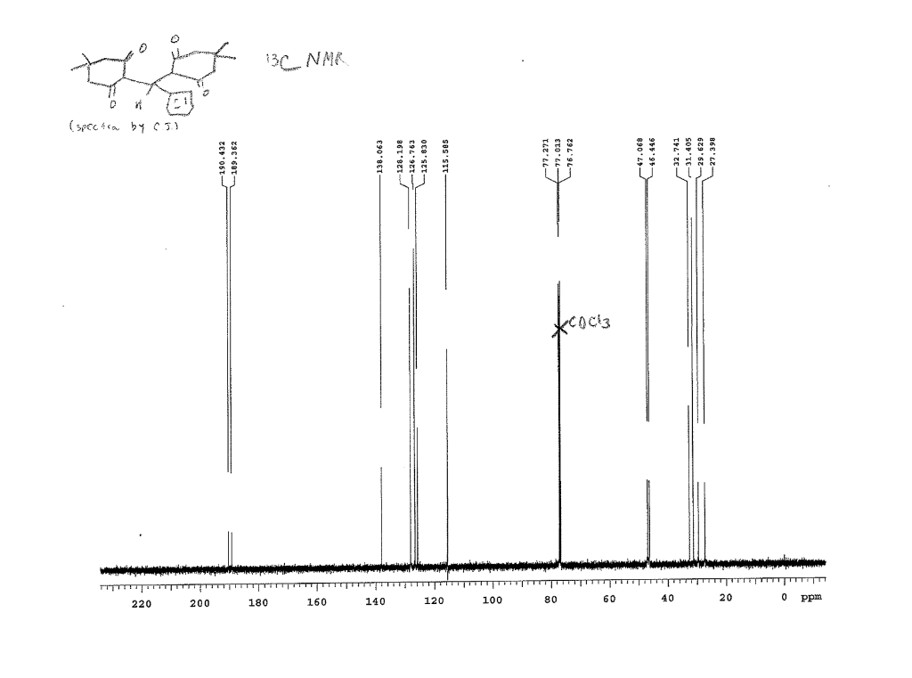What Are Key Peaks For Ir Proton And Carbon Nmr Peaks For This Compound 1