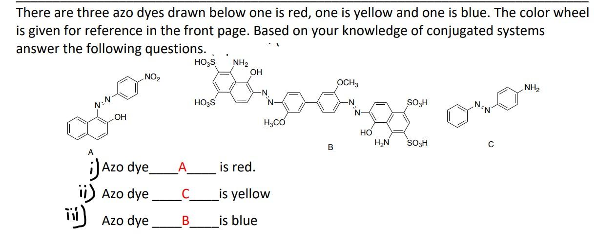Can Someone Please Explain In Detail How To Answer This Question I Don T Understand Why A Is Red An C Is Yellow Thank 1