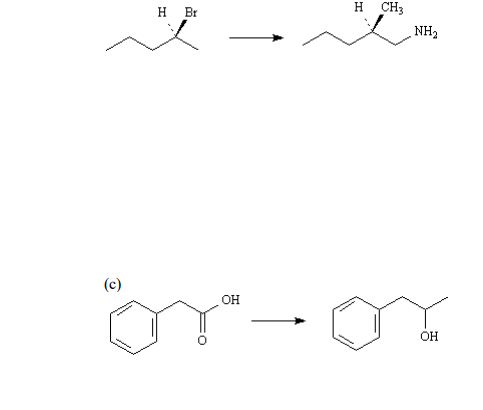 Outline A Synthesis For Each Of The Following Show How The Following Conversions Might Be Accomplished Show All Reagen 1