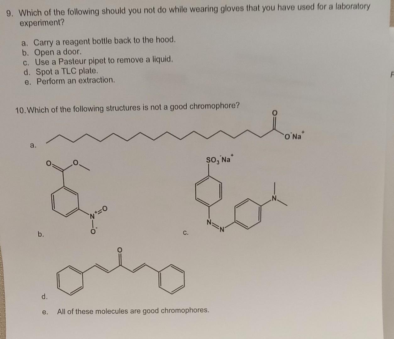 Hello I Need Help With This 2 Questions Assingment This Is Organic Chemistry 2 Address The 2 Questions Please Help M 1