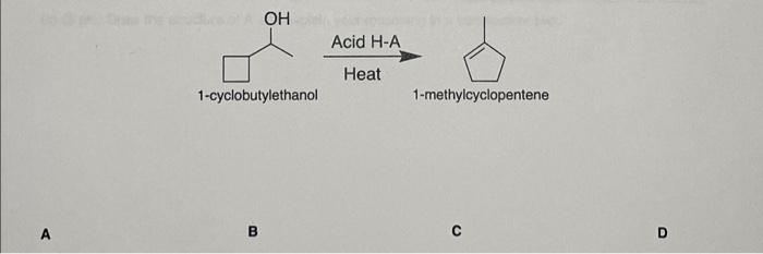3 Russian Chemists Set Out To Dehydrate 1 Cyclobuty Lethanol By Treating It With A Strong Acid And Heat As Shown Below 2