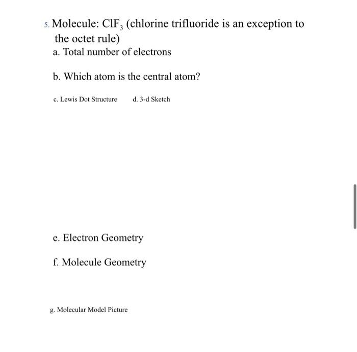 1 Molecule H 0 Water A Total Number Of Electrons B Which Atom Is The Central Atom C Lewis Dot Structured 3 4 Sk 5