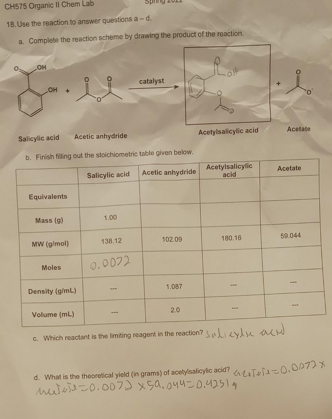 Please Help Me Fill Out The Rest Of This Table 1