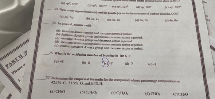 The A Sp 129 By Tors E Sp 107 20 How Many Times Buds C And Pi Bona Fe Are In The Structure Of Carbon Diuemade Co 1