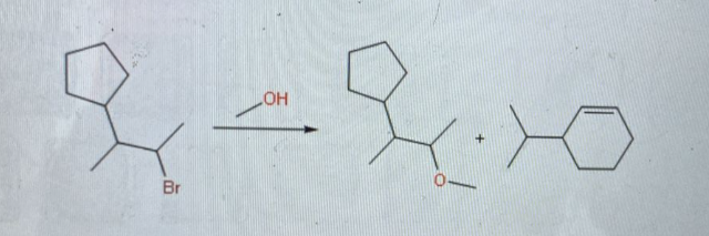 Propose A Mechanism Of Formation For The Products Of The Reaction 1