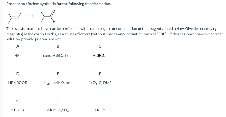 Propose An Efficient Synthesis For The Following Transformation W X The Transformation Above Can Be Performed With Some 1