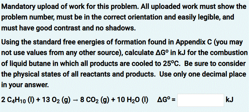 Mandatory Upload Of Work For This Problem All Uploaded Work Must Show The Problem Number Must Be In The Correct Orient 1