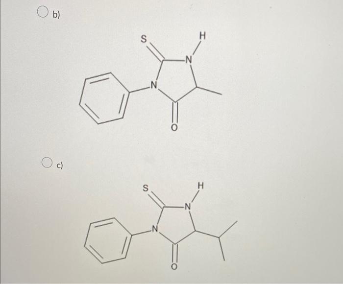 What Is The Expected Edman Degradation Product Of Val Ala Cys After One Cycle A S H N S B S H N N C S H N N O 2