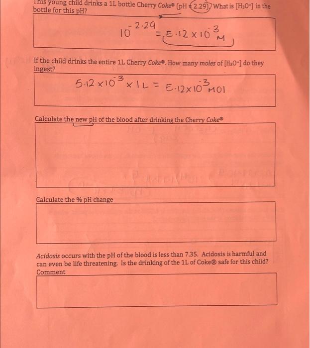 Carbonic Acid Buffers And The Case Of The Child That Drinks 1l Of Cherry Coke 23 Carbonic Acid Is Also Found In Blood 5