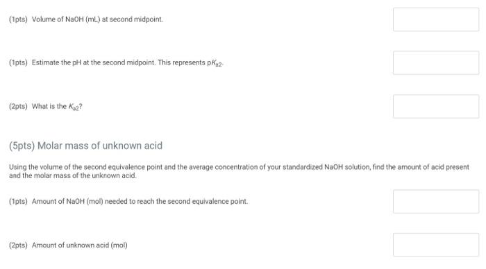 Identify The First Gulvalence Point On The Titration Curve The First Equivalence Point Corresponds To The First Maximum 9