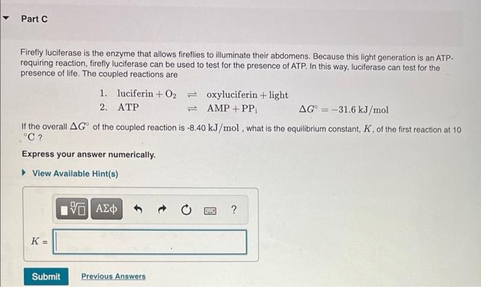 Part Firefly Luciferase Is The Enzyme That Allows Fireflies To Illuminate Their Abdomens Because This Light Generation 1