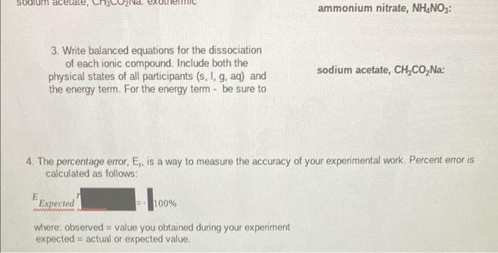 Overview Summary Of Calculations Required When A Solid Dissolves In Water To Form A Solution Energy Changes Occur In T 6