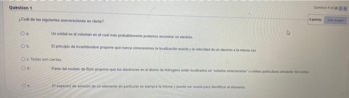 Question 1 Questo Cuil De Las Siguientes Severaciones Es Denta Points Oa Untitats El Volumen En El Cual Is Probableme 2
