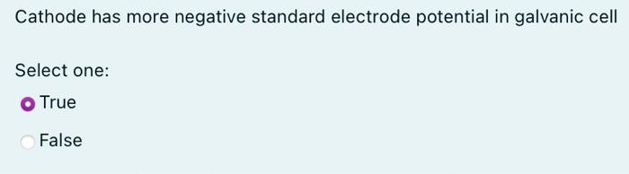 Choose The Correct Reactions For The Anodic And Cathodic Processes Of A Galvanic Cell Composed Of Manganese And Copper 4