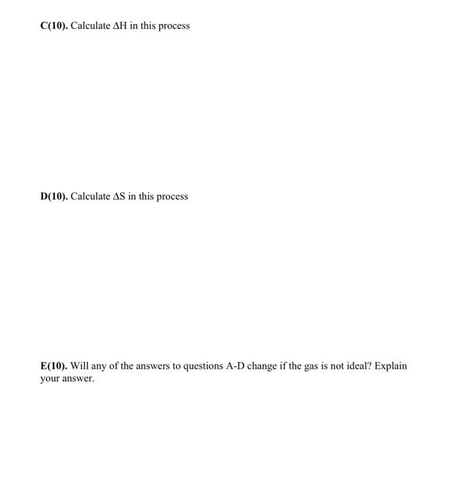 1 One Mole Of An Ideal Gas Undergoes The Process 1 2 Shown Below The Molar Heat Capacity Of This Gas At Constant Volum 3