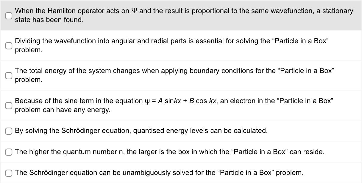 Which Of The Following Statements Are Entirely Correct Multiple Answers Are Possible Select One Or More Alternatives 1