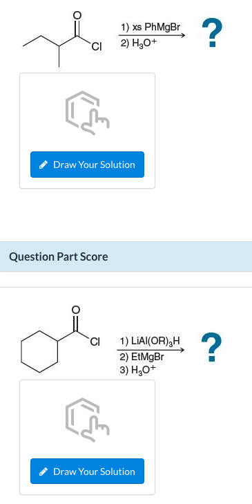 Predict The Major Product For Each Of The Following Reactions 1 Xs Liaih4 Cl 2 H30 Draw Your Solution Veebruar 2
