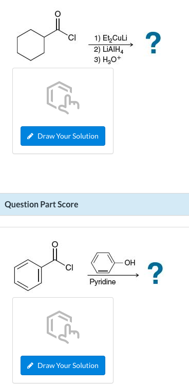 Predict The Major Product For Each Of The Following Reactions 1 Xs Liaih4 Cl 2 H30 Draw Your Solution Veebruar 3