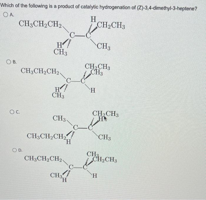An Unknown Compound Has A Molecular Formula Of Cgh14 Upon Treatment With Ozone O3 Followed By Dms The Unknown Is Conv 2