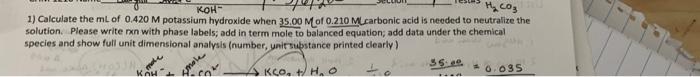 2 A Solid Potassium Chlorate Decomposes Upon Heating To Generate Oxygen Gas And Solid Potassium Chloride Write And Ba 2
