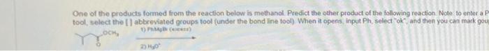 Why One Of The Products Formed From The Reaction Below Is Methanol Predict The Other Product Of The Following Reactio 2