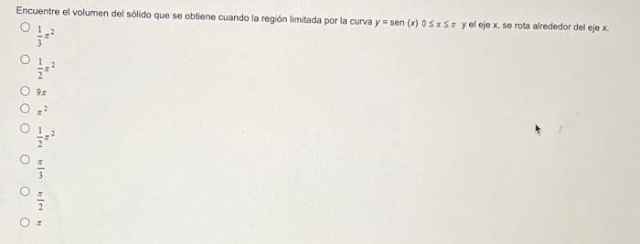 Encuentre El Volumen Del Solido Que Se Obtiene Cuando La Region Limitada Por El Eje X El Eje Y Y La Recta X Y 3 Se 3