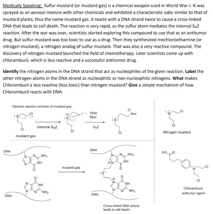 Medically Speaking Sulfur Mustard Or Mustard Gas Is A Chemical Weapon Used In World War I It Was Sprayed As An Aeros 1