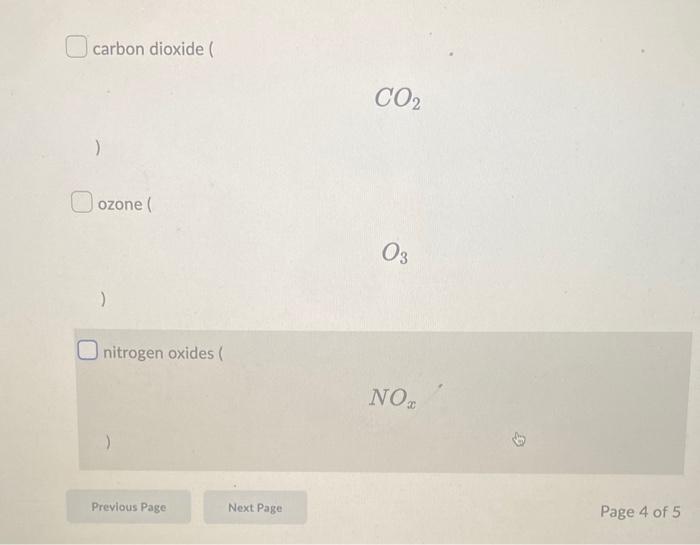 Which Of The Following Common Air Pollutants Have Direct Effects On Your Health Particulate Matter Methane Cha Sulfur 2