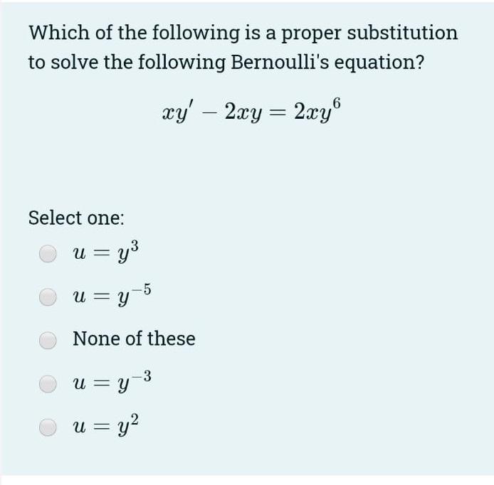 Which Of The Following Is True For The Bvp Tt Y 16y 0 Y 0 1 Y 5 5 8 With Yg C1 Cos 4x C2 Sin 4x 2