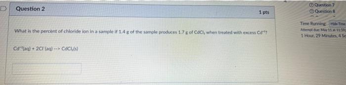 For The Reaction Represented By The Equation Mg 2hci H2 Mgcls Calculate The Percentage Yield Of Magnesium Chlorid 2