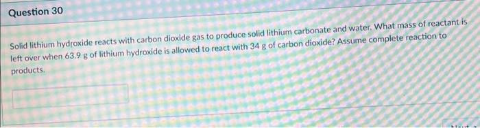 Question 29 An Exchange Reaction Is Carried Out Using A Solution Of Aqueous Lead Ii Nitrate A Precipitate Is Formed B 2