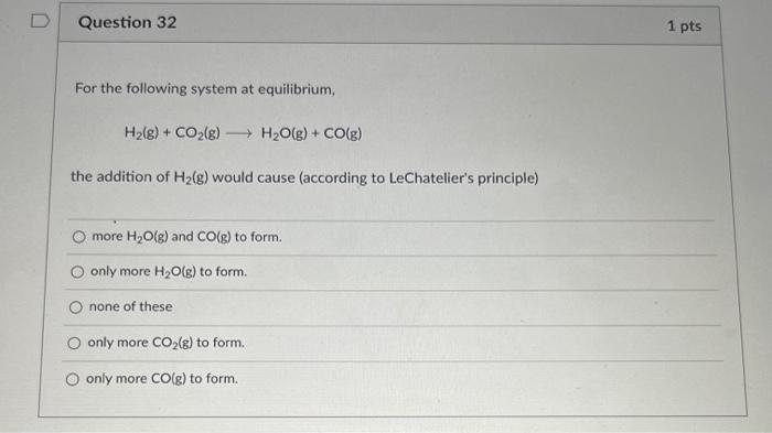 Question 27 1 Pts Which Idea Listed Below Is Not A Part Of The Collision Theory Of Reaction Rates All Molecular Collisi 5