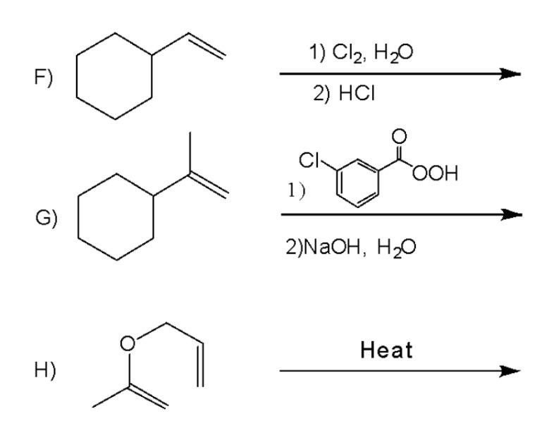 1 Cl2 H20 F 2 Hci Samboo Ooh 1 G 2 Naoh H20 Heat H 1