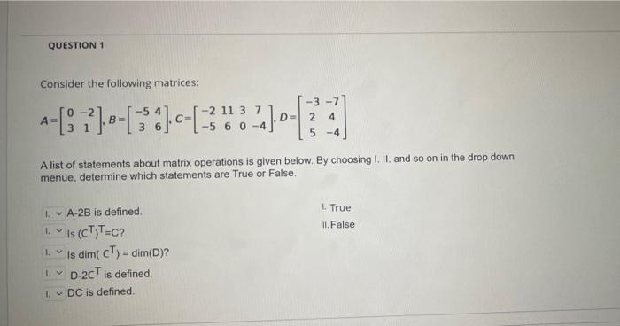 Question 19 4 64 N 3 8 P 2 249 And R 14 10 Clo 4 Suppose Matrices Are Given As M To 3 6 21 1 Is It Possible 2
