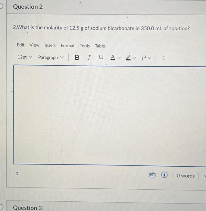 Question 1 5 Pts 1 How Many Moles Of Acetic Acid Are Required To Prepare 200 0 Ml Of 7 5 M V Solution Edit View Ins 2