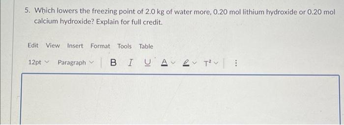 Question 1 5 Pts 1 How Many Moles Of Acetic Acid Are Required To Prepare 200 0 Ml Of 7 5 M V Solution Edit View Ins 5