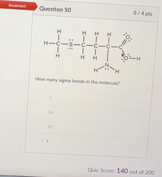 Incorrect Question 48 0 4 Pts Of The Following Gases Will Have The Lowest Rate Of Effusion At A Given Temperature 2