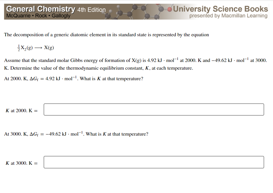General Chemistry 4th Edition Mcquarrie Rock Gallogly University Science Books Presented By Macmillan Learning The De 1