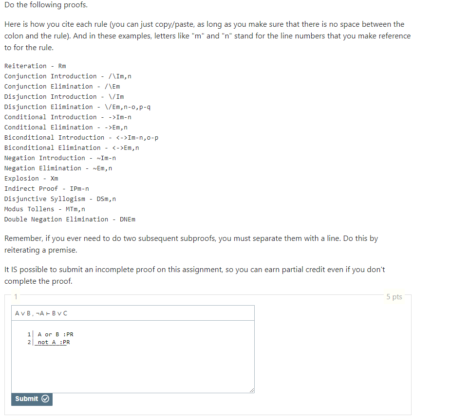 Do The Following Proofs Here Is How You Cite Each Rule You Can Just Copy Paste As Long As You Make Sure That There Is 1