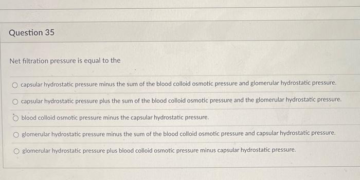 Question 17 The Velocity Of Blood Flow Through Capillaries Is O Slow Due To Small Total Cross Sectional Area Low Frict 3