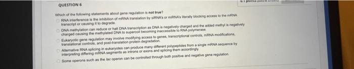 Ocations May Occur Including Polypeptide Folding Or Splicing Question 4 0 1 Points Extra Credit Which Of The Following 3
