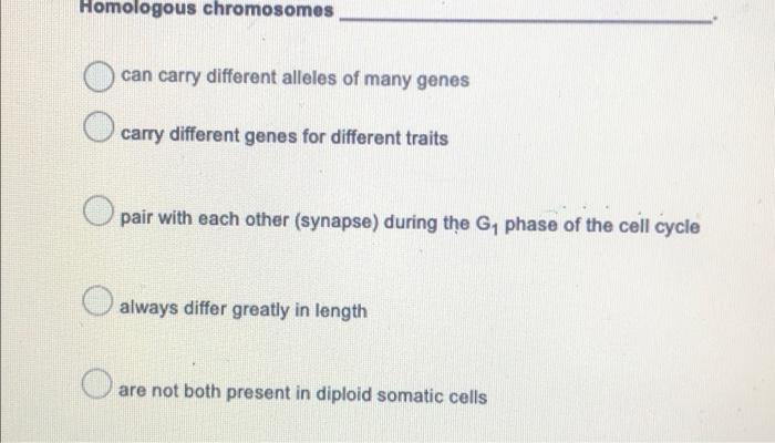 If A Species Has 2n 40 Chromosomes How Many Pairs Of Homologous Chromosomes Are Present In A Diploid Cell 20 80 10 0 3